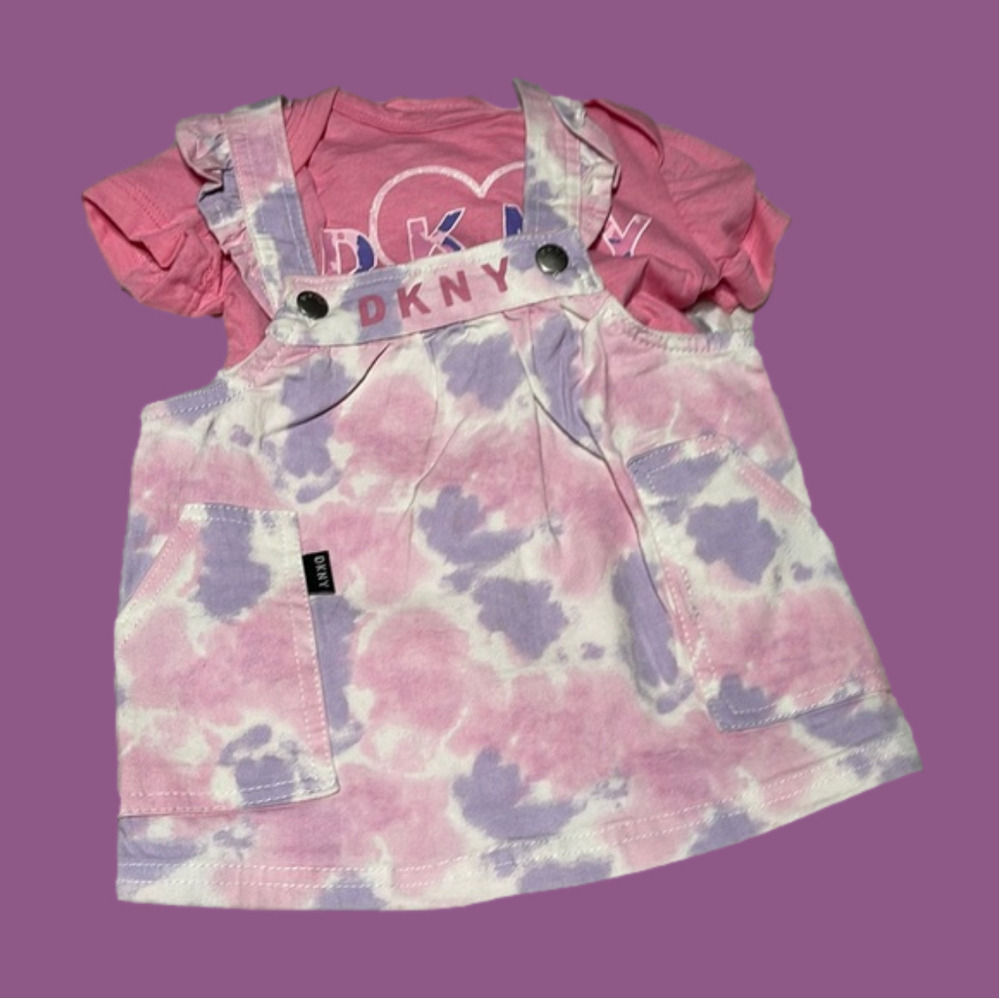 NWT DKNY 3 piece dress set 12 mths